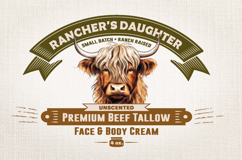 Unscented Beef Tallow Face & Body Cream